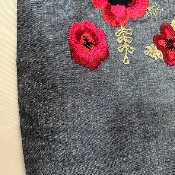 Floral Embroidered Kids Dress - Picture 2 of 6